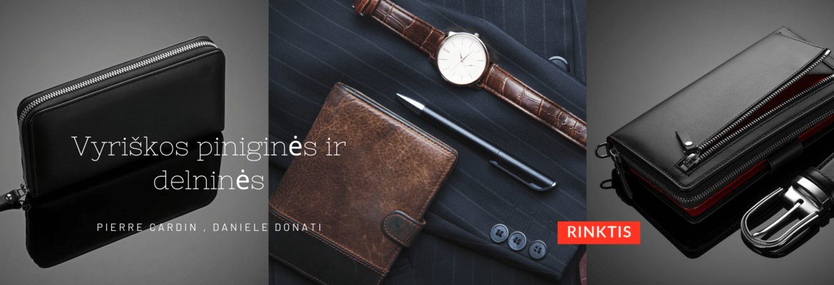 Vyriškos piniginės - www.technomada.lt