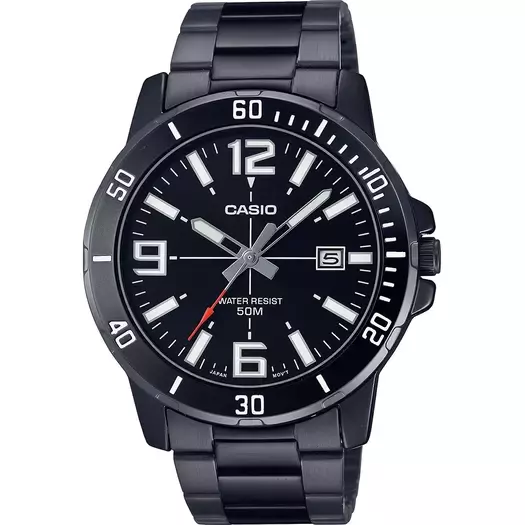 ZEGAREK MĘSKI CASIO MTP-VD01B-1B (zd169e) + BOX
