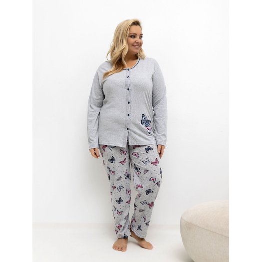 Piżama-DU-PI-FP-504.17-szary 2
