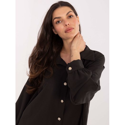 Koszula-IT-KS-29022.25-ciemny brązowy