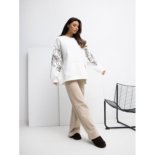 Bluza-RV-BL-A1042.25-ecru 1