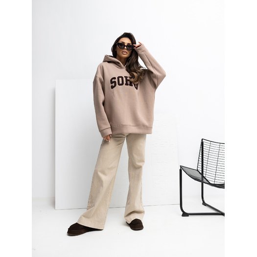 Bluza-RV-BL-A1043.17-ciemny bezowy