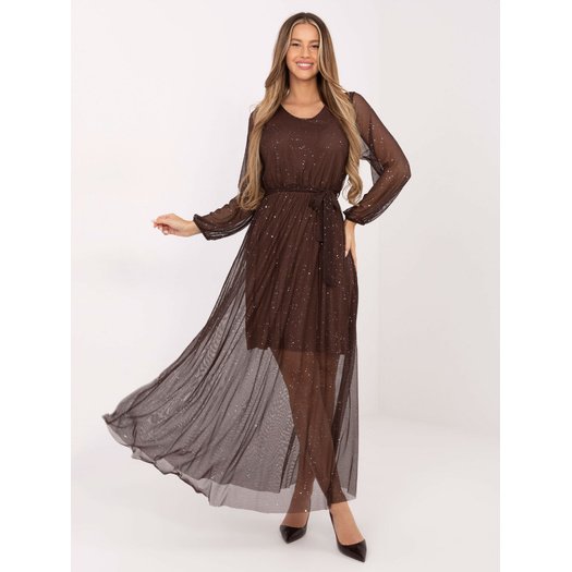 Sukienka-IT-SK-21807.22-brązowy 1