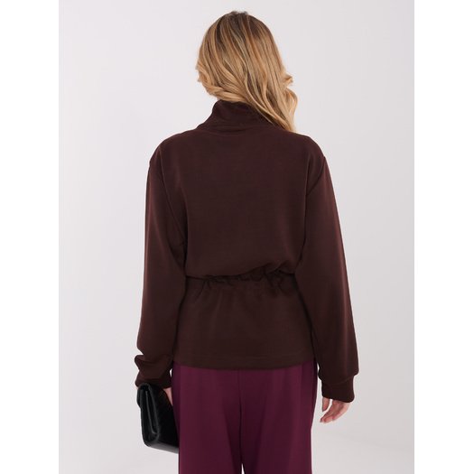 Bluza-MJ-BL-H5036.16-ciemny brązowy 1