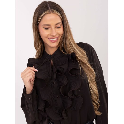 Koszula-IT-KS-29033.87-ciemny brązowy