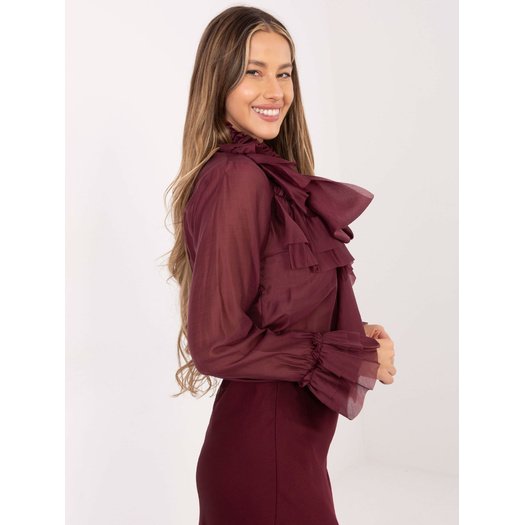 Koszula-IT-KS-28882.03-bordowy