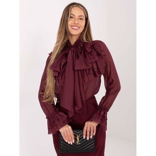 Koszula-IT-KS-28882.03-bordowy 1