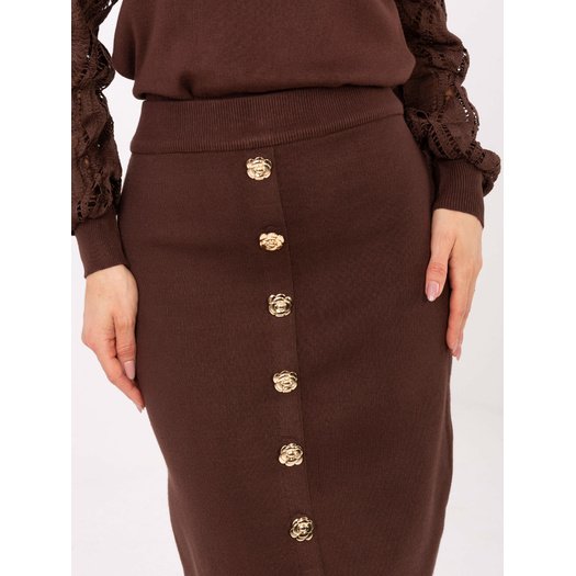 Spódnica-PM-SD-W937.79-brązowy