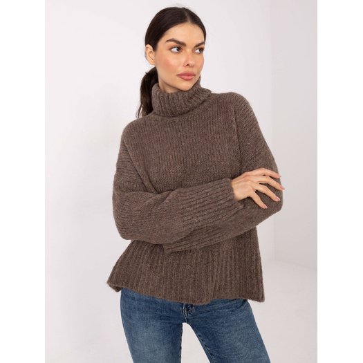 Sweter-CH-SW-72989.68-ciemny bezowy 3