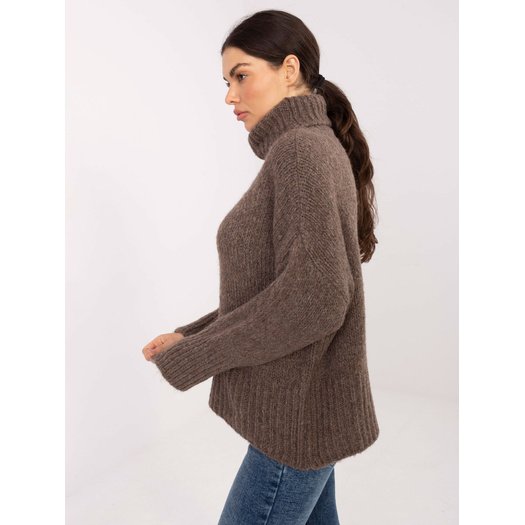 Sweter-CH-SW-72989.68-ciemny bezowy 1