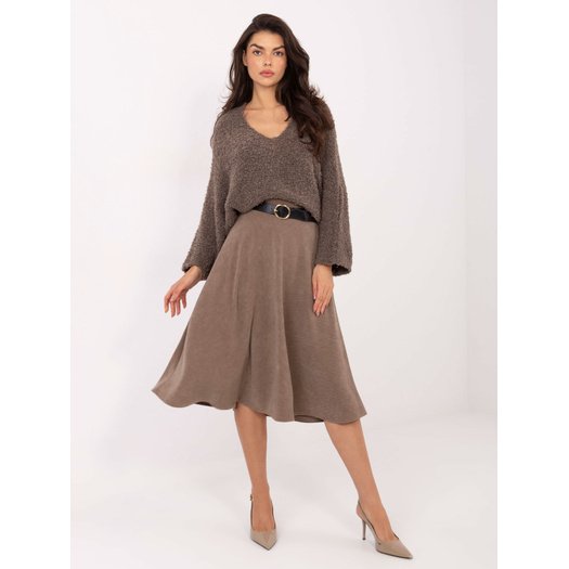 Spódnica-IT-SD-FL9838.49-ciemny bezowy 3