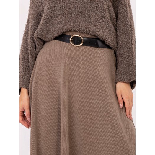 Spódnica-IT-SD-FL9838.49-ciemny bezowy 2