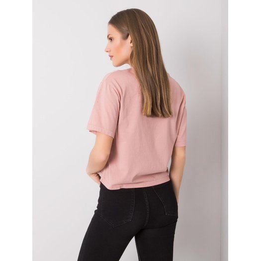 T-shirt-157-TS-0086.60P-ciemny różowy