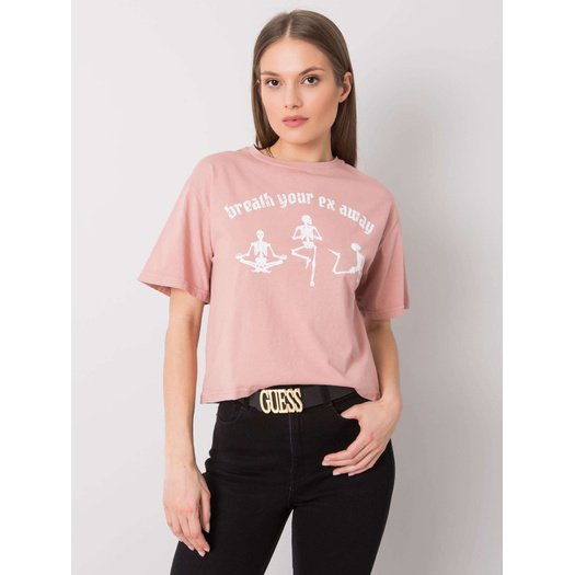 T-shirt-157-TS-0086.60P-ciemny różowy