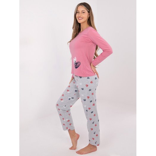 Piżama-DU-PI-FP-009.84-r&oacute;żowy 5