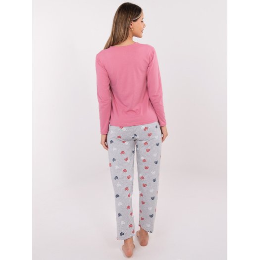 Piżama-DU-PI-FP-009.84-r&oacute;żowy 3