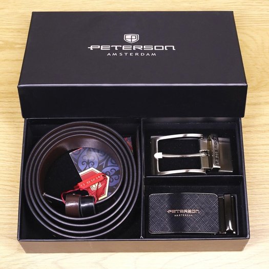 Men’s Belt Gift Set Peterson PTN KL-B001-S001-D