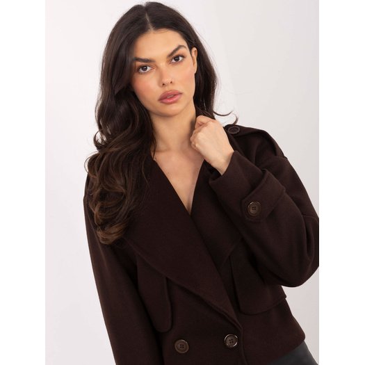 Kurtka-IT-KR-A9558.62-ciemny brązowy