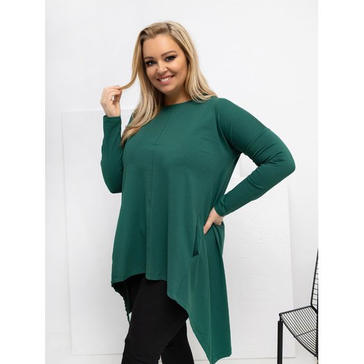 Bluzka-RV-BZ-7054-1.06-ciemny zielony
