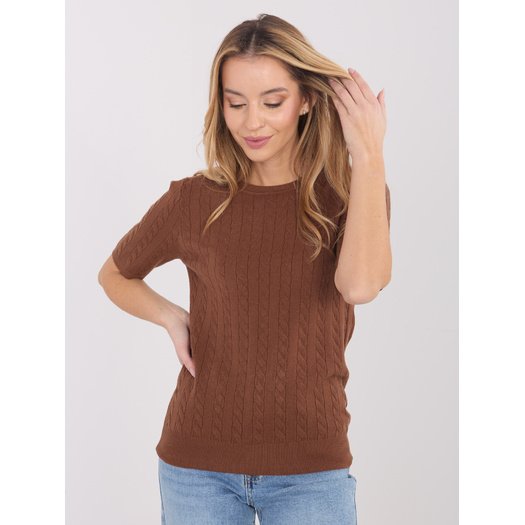 Sweter-PM-SW-B-613.09-jasny brązowy