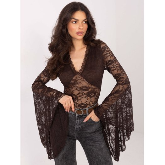 Bluzka-PM-BZ-SF193.72-ciemny brązowy 1