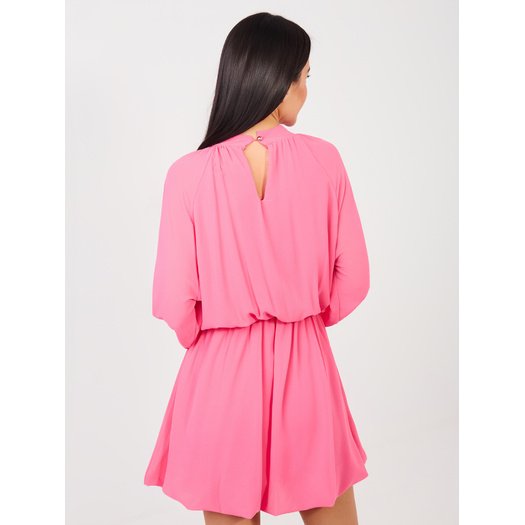 Sukienka-MI-SK-A1554.67-ciemny r&oacute;żowy