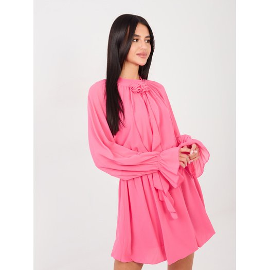 Sukienka-MI-SK-A1554.67-ciemny r&oacute;żowy 4