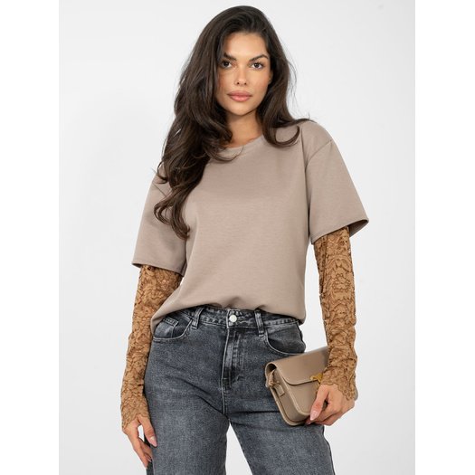 Bluzka-IT-BZ-22128.27-ciemny bezowy 4