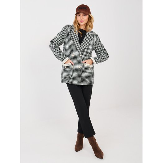 Marynarka-LK-MA-510149.93-czarno-zielony 4