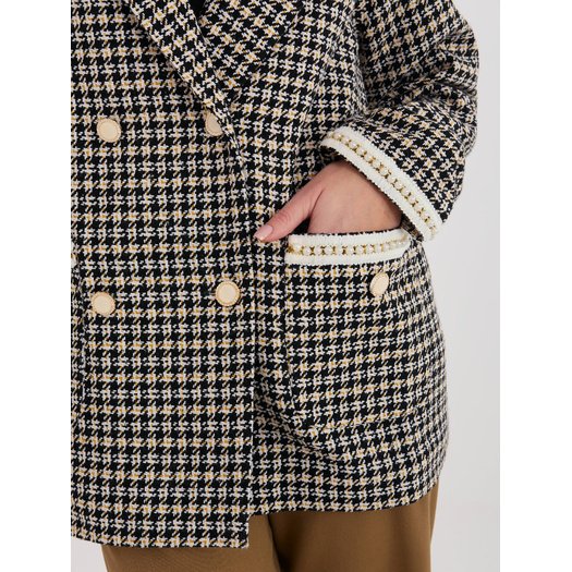 Marynarka-LK-MA-510149.93-czarno-ż&oacute;łty 1