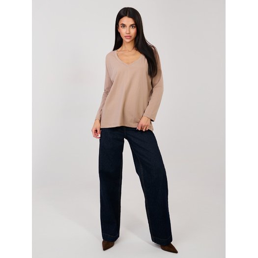 Bluzka-RV-BZ-A1092.47-ciemny bezowy