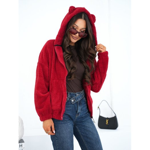 Bluza-CS-BL-BT1030.00P-ciemny czerwony 3