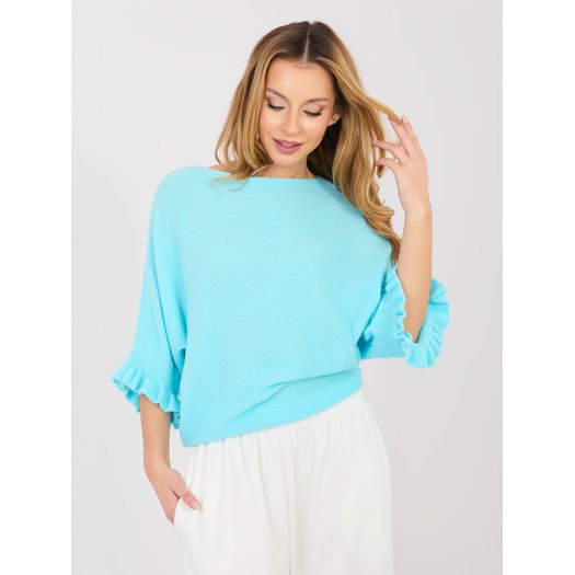 Sweter-MI-SW-3675.01P-turkusowy 1