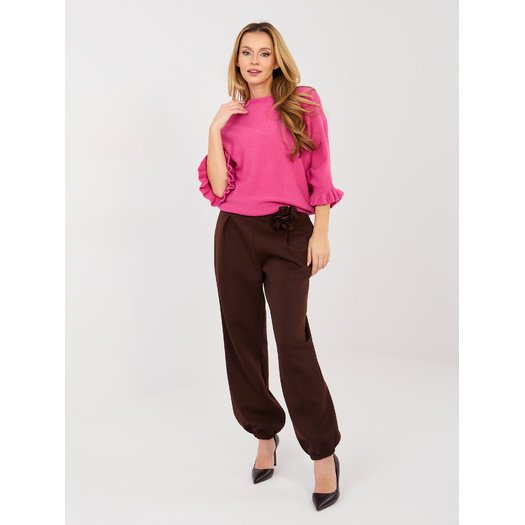 Sweter-MI-SW-3675.01P-ciemny r&oacute;żowy