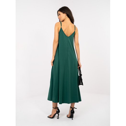 Sukienka-RV-SK-A1088.29-ciemny zielony 1