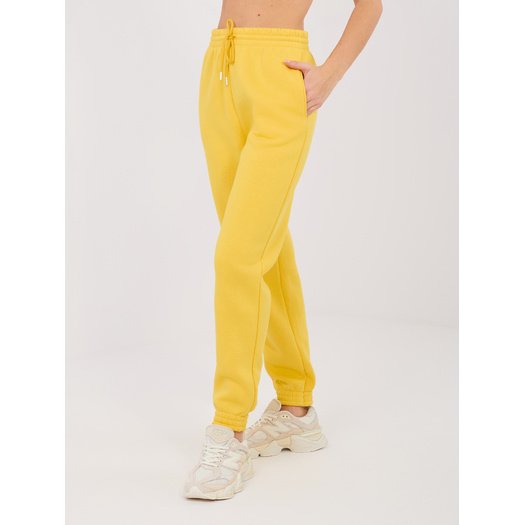 Spodnie dresowe-CLM-DR-1107.98-ż&oacute;łty 5