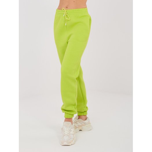 Spodnie dresowe-CLM-DR-1107.98-limonkowy 1