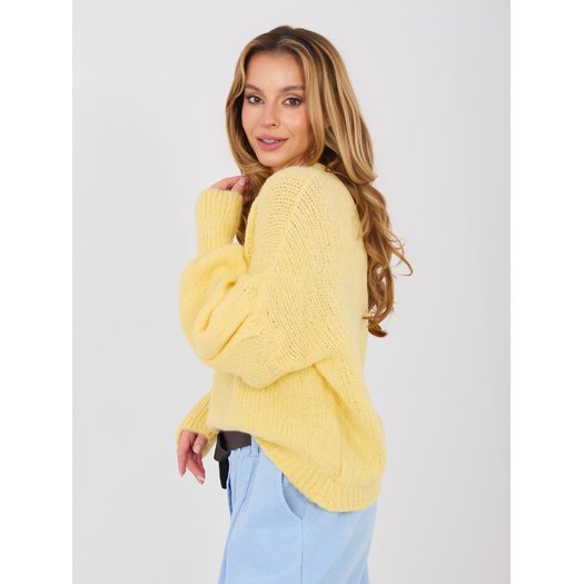 Sweter-MI-SW-0302.18-jasny ż&oacute;łty