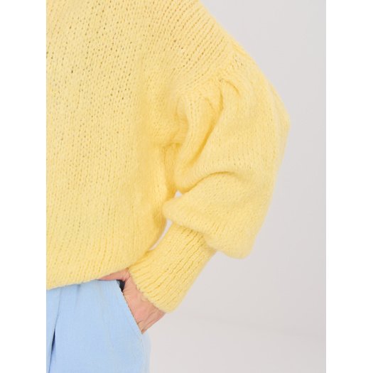 Sweter-MI-SW-0302.18-jasny ż&oacute;łty 3