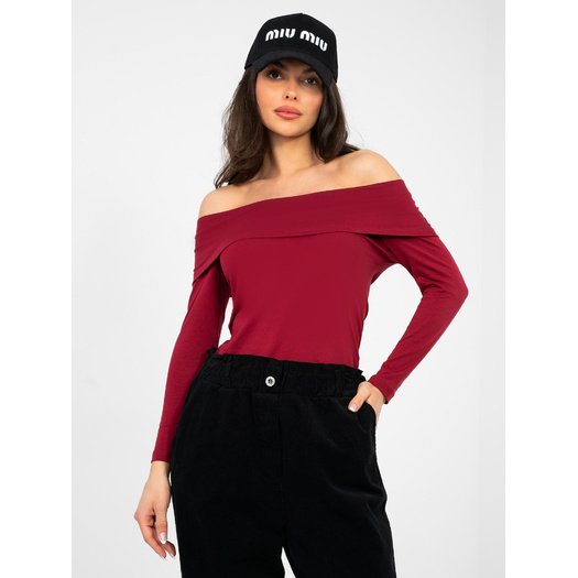 Bluzka-RV-BZ-A1194.25-bordowy