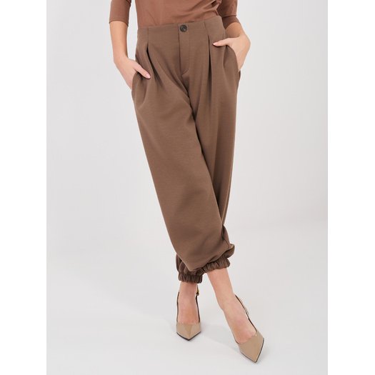 Spodnie-IT-SP-9995.16P-brązowy 2