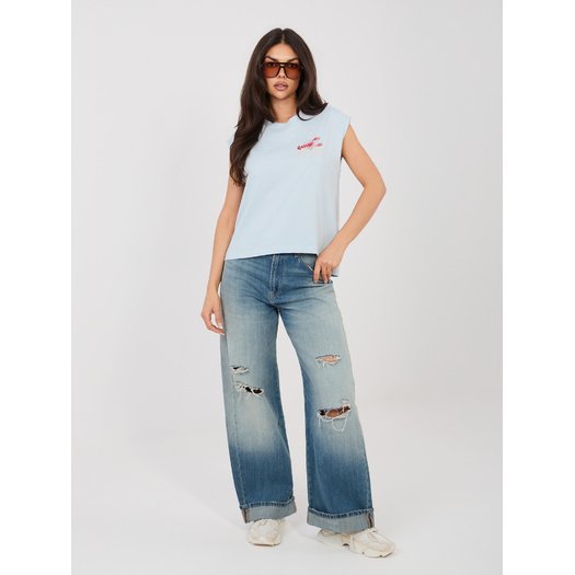 T-shirt-D12022M02769B-jasny niebieski 4