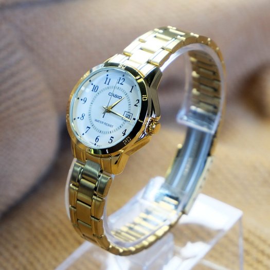 CASIO LTP-V004G-7BUDF WOMEN S WATCH (zd568b) + BOX