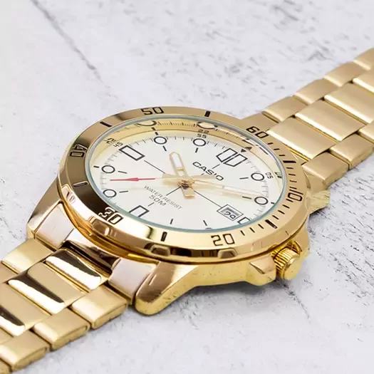 CASIO MEN S WATCH MTP-VD01G-9E (zd185d) + BOX
