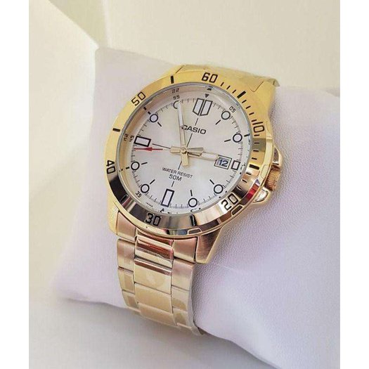 CASIO MEN S WATCH MTP-VD01G-9E (zd185d) + BOX