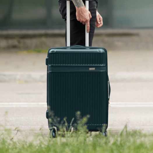 SUITCASE M 24   STL945 ABS DARK GREY
