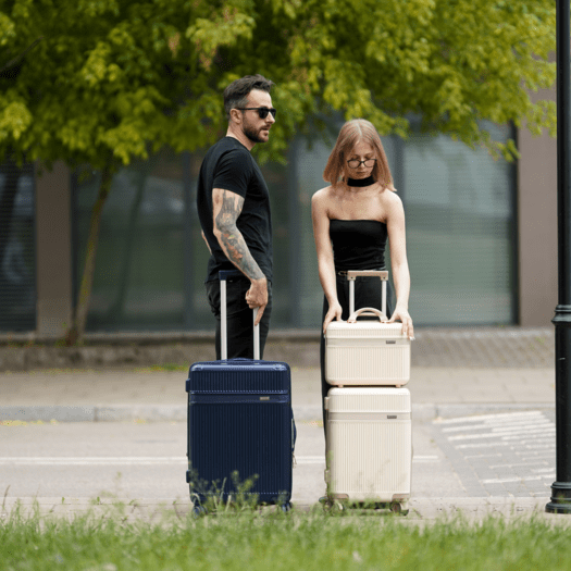 SUITCASE M 24   STL945 ABS DARK GREY