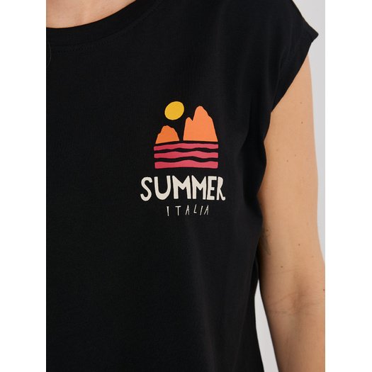 T-shirt-D12022M02769B-czarny 1