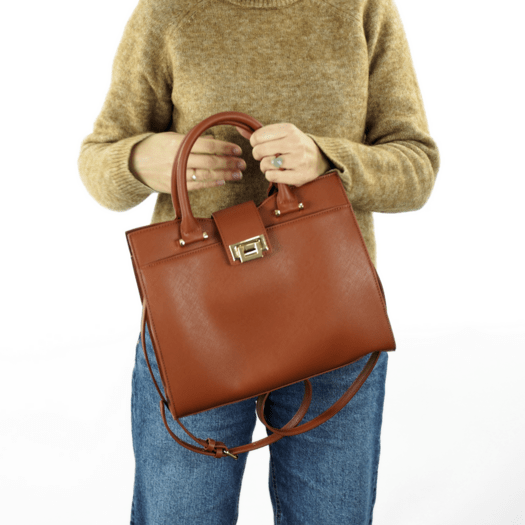 Torba weekendowa podr&oacute;żna sk&oacute;rzana Solier SL39 Astrin czarna 5