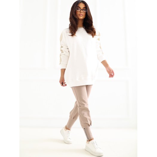 Plaidinė moterims RV-BL-8231.78P-biało-beżowy 5